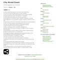 City Street Event