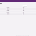 Encounter Difficulty Calculator