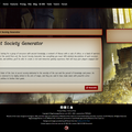 Secret Society Generator