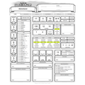 Roll20 Darker Dungeons Character Sheet