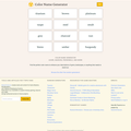Color Name Generator