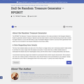 Random Treasure Generator (DnD 5e)